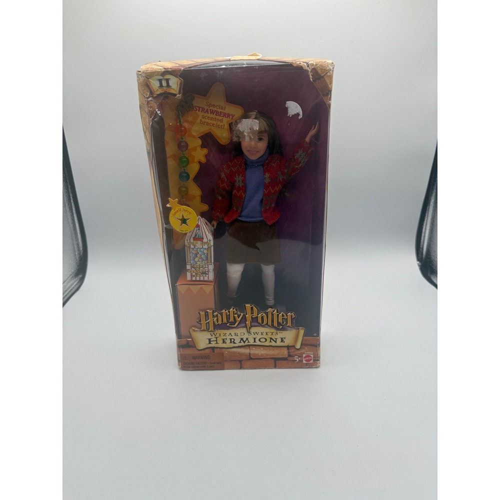 Mattel Harry Potter Wizard Sweets Hermione Doll 2001 Vintage 54869‎ New In Box